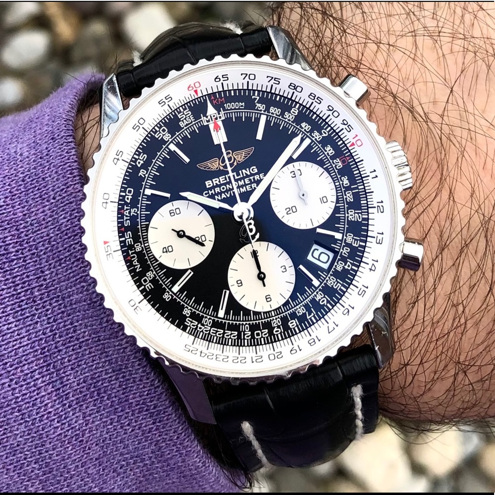 Breitling Navitimer Automatic Black dial Watch! - Picture 1 of 14